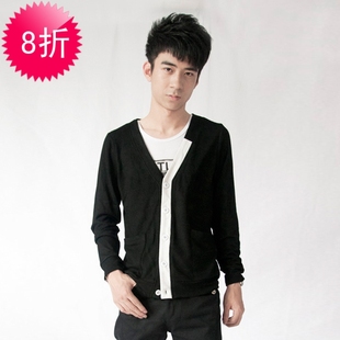 求购男士大领毛衣,就是里面可以配背心的那种