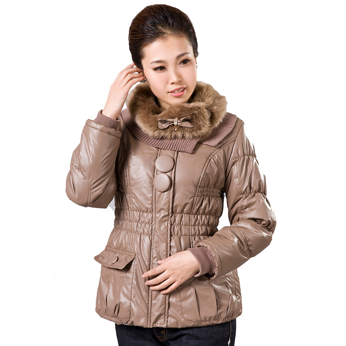 2012<span class=H>中</span><span class=H>老年</span>女装时尚妈妈装短款<span class=H>棉</span>衣<span class=H>棉</span>袄冬季<span class=H>中</span>年人<span class=H>棉</span>服<span class=H>服装</span>PU加厚