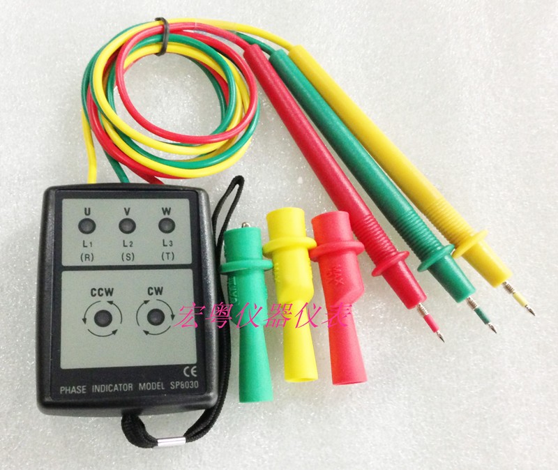 SP8030 Phase sequence tables Three-phase alternating current Phase Tester Phase indicatorin the Hardware/Tool , Instrumentation , Other instrumentation category - from Buy2taobao.com to provide professional Taobao agent buy service
