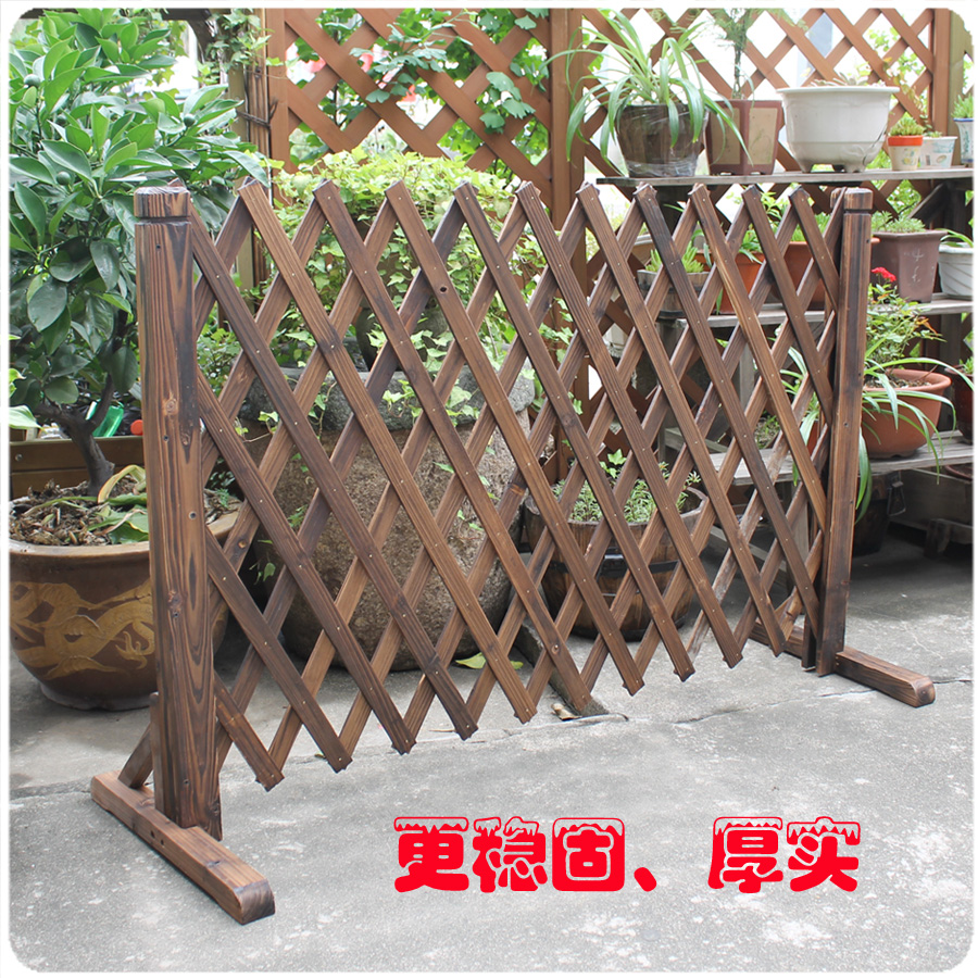 碳化伸缩拉网木栅栏护栏木篱笆花架宠物用品猫狗围栏狗窝户外护栏在类目 鲜花速递/花卉仿真/绿植园艺, 园艺用品, 大型篱笆/栅栏中 - 来自Buy2taobao.com提供专业的淘宝代购服务
