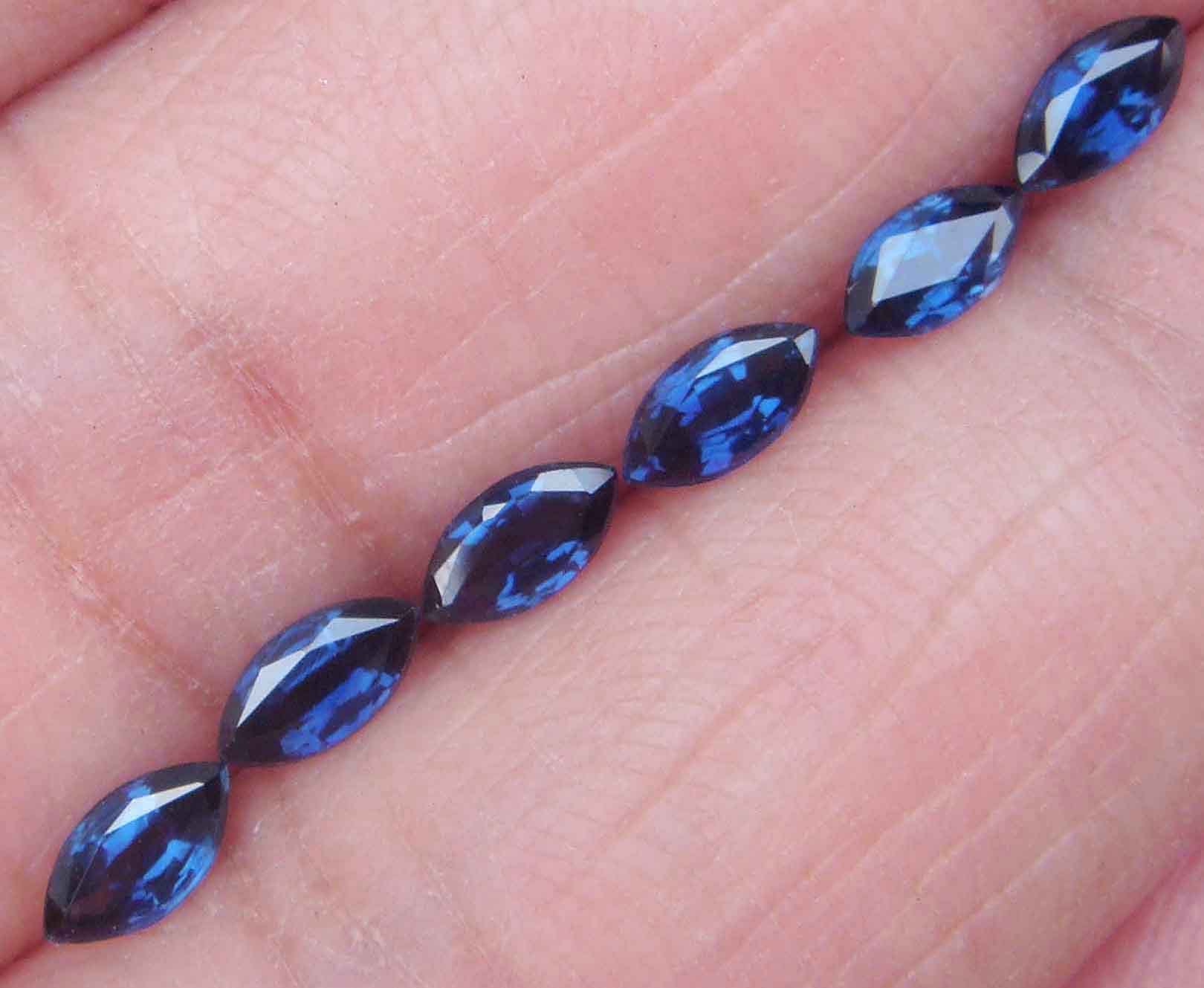 净度好蓝火闪马目型天然蓝宝石裸石戒面2.5*5MM LS060*|msdalam kategori barang kemas/berlian/Emerald/emas, batu-batu berwarna/batu permata, lain - dari Buy2taobao.com untuk memberikan perkhidmatan ejen Taobao profesional membeli
