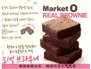  韩国零食点心 好丽友MARKET O 巧克力布朗尼蛋糕 140g 新货