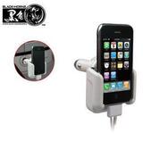 黑角iphone、ipod调频发射车充16001