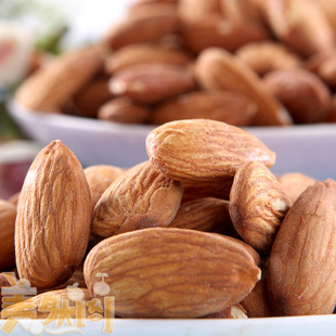  美国进口零食品 坚果 盐焗杏仁 250g 烘烤 营养无壳杏仁 饱满酥脆