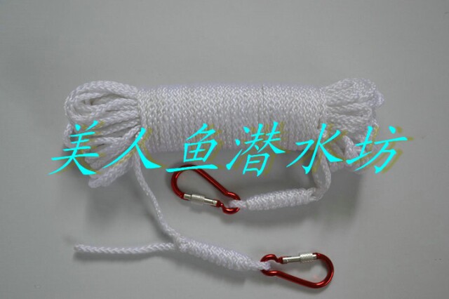 [美人鱼潜水坊] 水上救生绳 漂浮救生绳  救生浮索 浮潜安全绳
