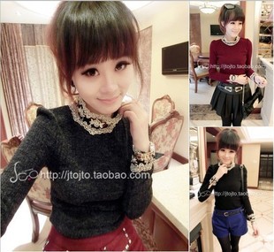 2012秋冬新款韩版女装简约休闲