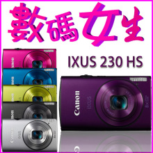 最后1小时 抢拍16G卡+3原电+延保2年 佳能IXUS 230 HS 数码相机