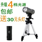 包邮沃尔森F3蓝光白光5W钓鱼灯夜钓灯蓝光充电钓鱼灯蓝光三档