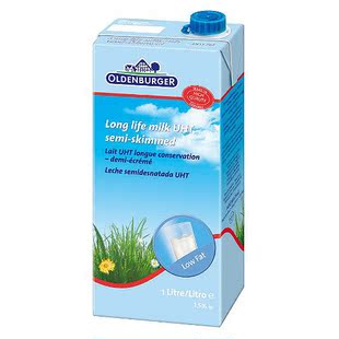  【天猫超市】限时促销 德国进口食品 欧德堡低脂牛奶1L/盒