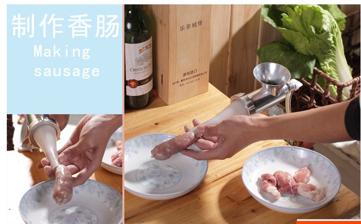 包邮手动绞肉机家用灌肠机小型搅肉碎肉机不锈钢刀片香肠机辣椒机|msdalam kategori dapur/memasak Appliances, Alat dapur/Penyimpanan dapur, mincer/daging harta - dari Buy2taobao.com untuk memberikan perkhidmatan ejen Taobao profesional membeli