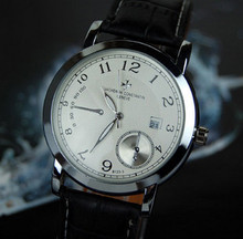 [Vacheron & Denton] Geneve serie de pequeños relojes independientes imitación hombres s informal británico CK blanco de mesa