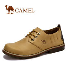 camel 骆驼全牛皮绑带 情侣鞋 大头鞋 日常休闲鞋 2012春款