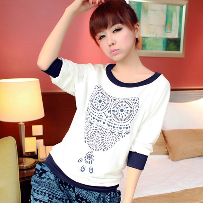 夏装篇幅衫女装蝙...