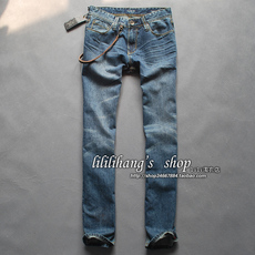 Джинсы мужские Весна классический Угадай простой