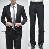 【MEN'S THINKING】日单新款精品黑色修身西装+裤子