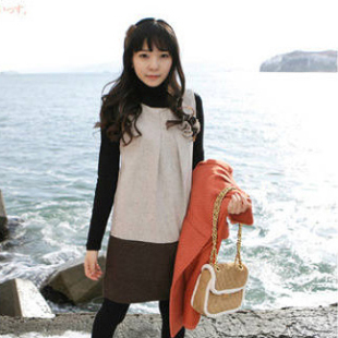 Women put pregnant women in autumn and winter vest a new Royal dress Barret of Korean temperament 11,152