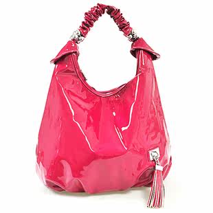 搜酷包袋 欧美风混搭褶皱吊穗单<span class=H>肩包</span> 尖叫推荐!B359 2010新