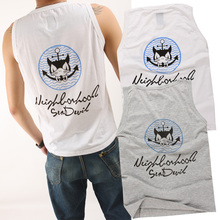 香港代购 NEIGHBORHOOD NBHD 蝙蝠船只 超大船锚LOGO 背心