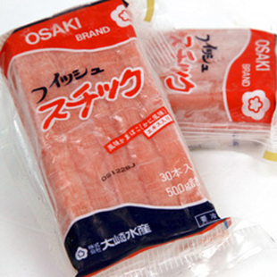  商城品质超好吃大崎蟹柳 日本料理 火锅蟹柳 500g 比普通蟹柳好吃