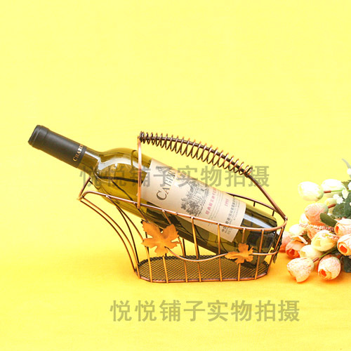 包郵歐式鐵藝紅酒架/田園風格 紅酒酒架/複古手提酒架 酒藍HXJ010在類目 家居飾品, 裝飾架/裝飾擱板中 - 來自Buy2taobao.com提供專業的淘寶代購服務