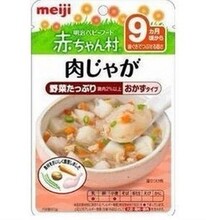 日本原装meiji明治 土豆胡萝卜炖鸡肉 9个月 AP16 12年8月 拌饭