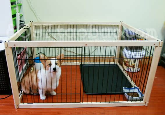 Cheap Japan Ailisisi IRIS sized dog cage dog large dog cage tray sent rabbit cage fence fence