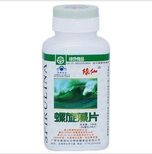  绿仙螺旋藻 绿仙牌螺旋藻片 500片/瓶 多买优惠