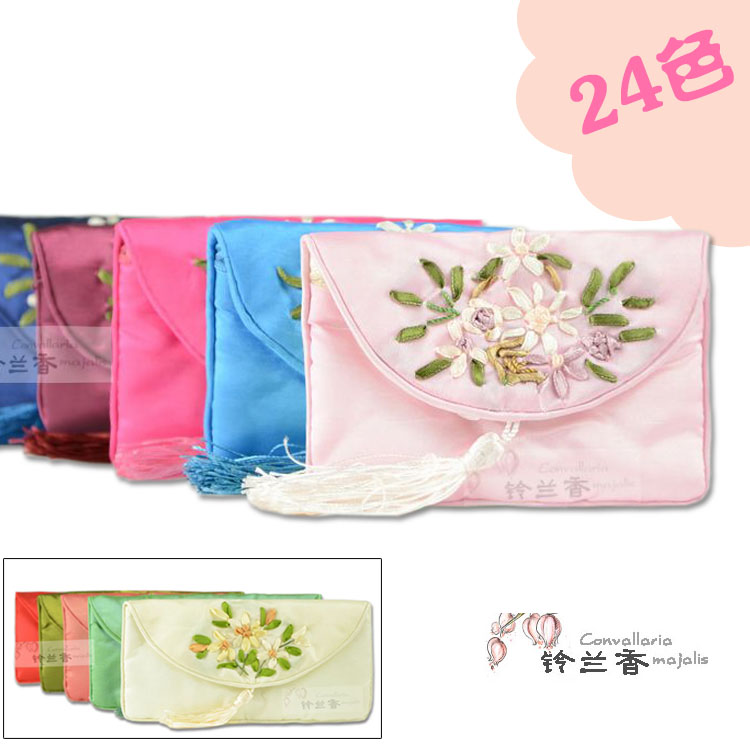 Sale originality coin purse key case Hand-made Fabric art Ribbon embroidery finished product Sachet Purse coin purse Card packagein the Festive supplies/Gift , Gift ideas , Creative purse category - from Buy2taobao.com to provide professional Taobao agent buy service