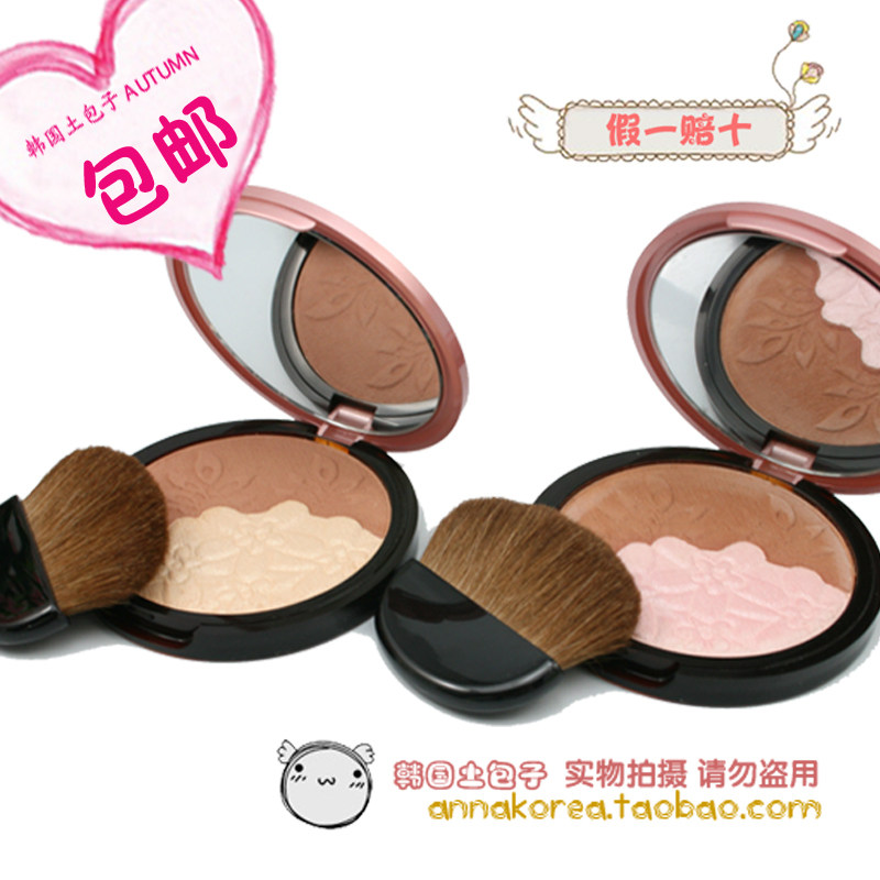 韩国土包子Etude爱丽小屋TOP10 高光粉修容粉阴影提亮粉饼 正品