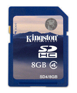 双金冠 金士顿/Kingston SD 8G SDHC Class4 C4 存储卡 内存卡