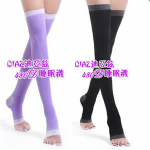 瘦腿袜480D睡眠袜【正品迪亚兹★塑型美腿袜】丝袜子 边睡边瘦