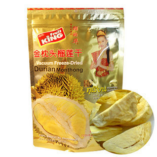  卖断N次 休闲零食泰国原装进口正品榴的华金枕头榴莲干 30g 批发