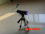 2012最新款 夜钓灯白光蓝光紫光三光钓鱼灯 落地灯凸透镜带支架5W
