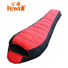 Hewolf公狼户外成人羽绒睡袋冬季加厚信封式鸭绒睡袋正品1331