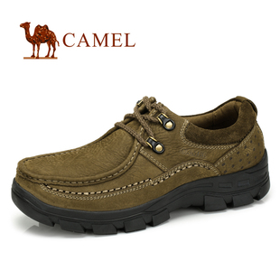  CAMEL骆驼头层磨砂皮 日常休闲男式 大码鞋 秋冬新品