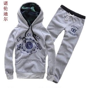  裸婚时代刘易阳同款连帽男士套装卫衣情侣卫衣包邮加厚大一套男装