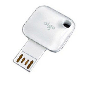 aigo爱国者书签 钥匙扣 U902 8G U盘 钥匙扣 个性情侣优盘 正品