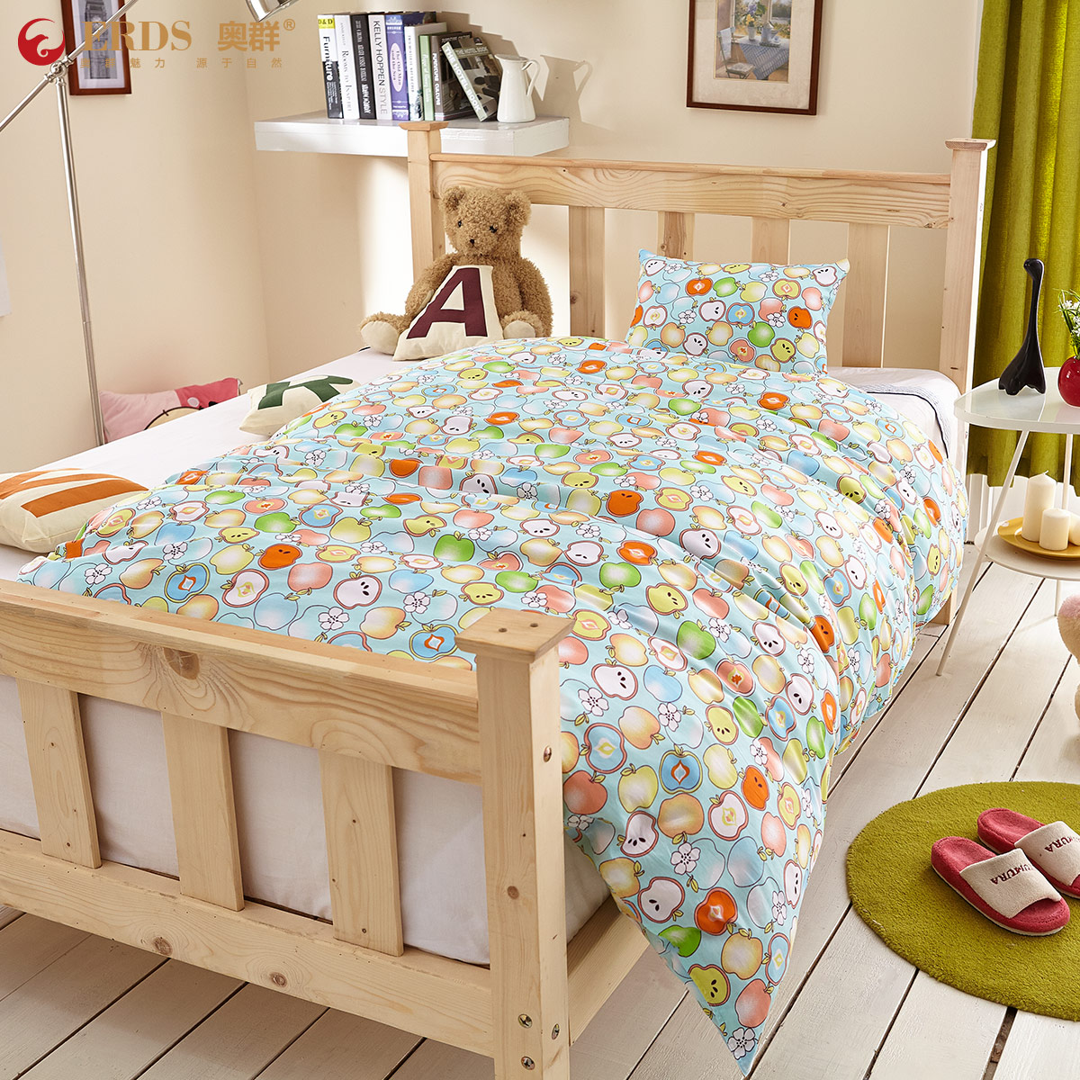 Austrian group Korean Edition Cotton Twill printing student children Single Quilt cover baby kindergarten Cartoon Quilt cover Quilt coverin the Bedclothes , Quilt category - from Buy2taobao.com to provide professional Taobao agent buy service