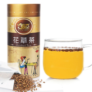  艺福堂花草茶 散装大麦茶 原味 麦芽茶270g/罐 厂家直销 QS认证