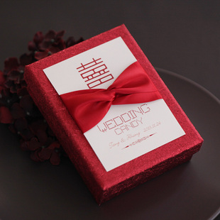 喜糖盒子伴手礼盒创意中式婚礼费列罗喜糖盒6粒婚庆用品大号礼盒