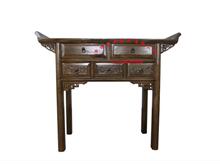 中式/古典/明清/仿古家具〓五抽翘头案