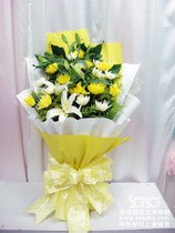 清明节鲜花 黄菊花 祭奠鲜花 鲜花速递全国 鲜花 速递 花店 送花