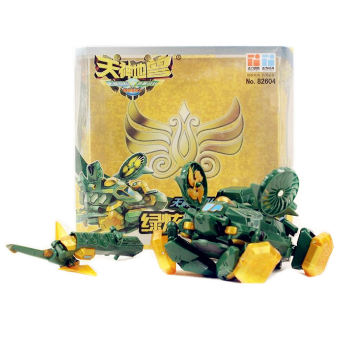 正版达力神兽金刚2之天神地兽 82604绿炫武金刚盒装 儿童玩具