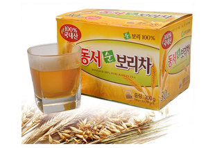  韩国进口食品 零食 东西牌大麦茶 养颜益气健胃300(360)g 30小包
