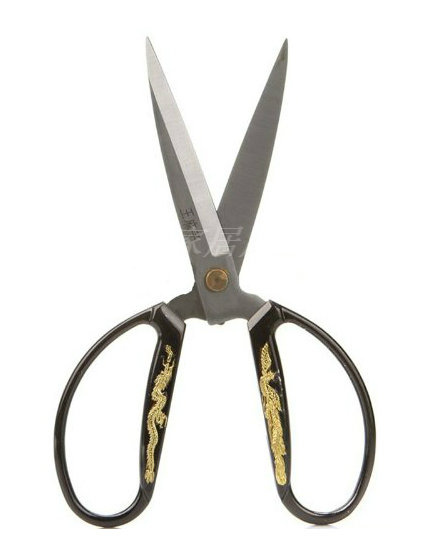 Promotion quality goods Wang Mazi scissors Ribbon-cutting scissors Household scissors Wishful dragon scissors 4# JG22-4in the Hardware/Tool , Hand Tools , Scissors , Household Scissors category - from Buy2taobao.com to provide professional Taobao agent buy service