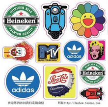 AD防水滑板贴纸 笔记本电脑贴纸 行李箱包贴纸 吉他贴纸 拉杆贴纸