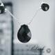 黑色致命诱惑系列 纯银 项链 黑玛瑙
