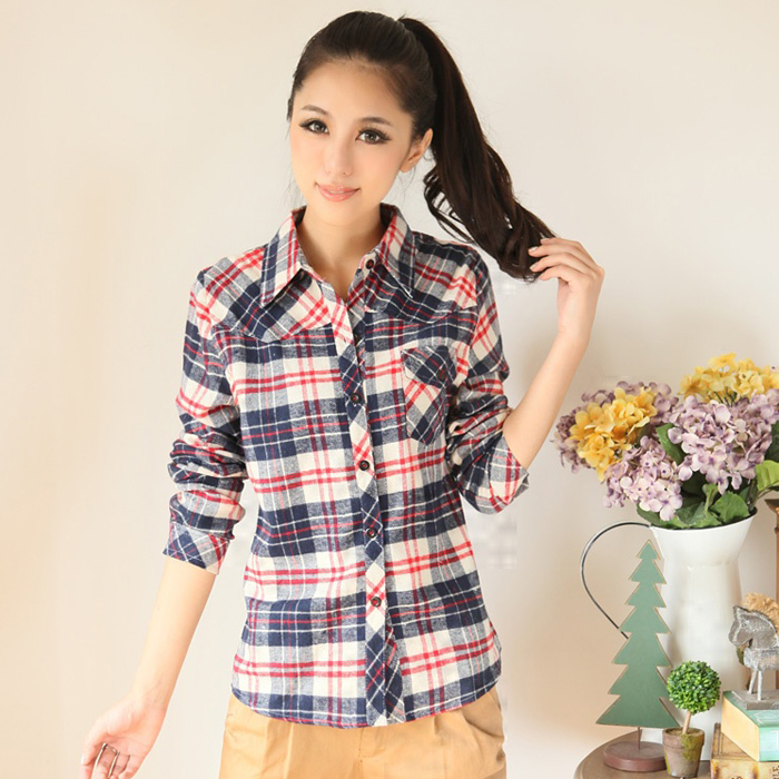 韩版英伦学院风格子...