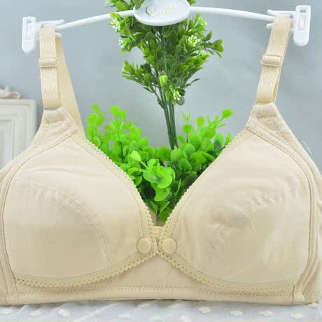帕妮莉8611孕妇<em>文胸</em>按钮<em>前开式胸罩</em>无钢圈内