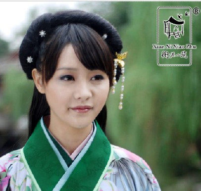 衔泥小筑 汉服 用影视盘发万用假发条 010#  现货